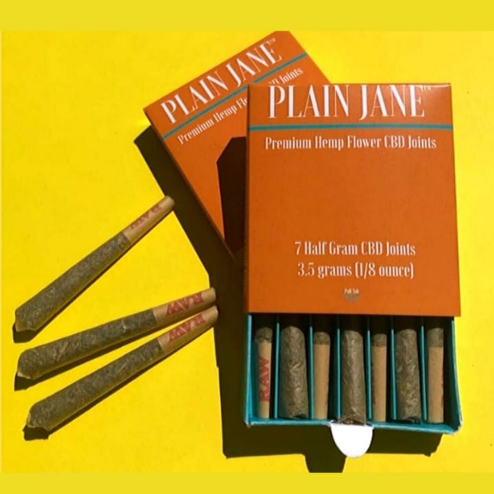 Plain Jane Eighth Pack CBD Prerolled Joints Leafly
